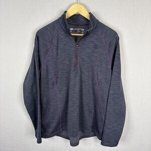 Ariat Tek Cold Series Quarter Zip Fleece Pullover Womens XL